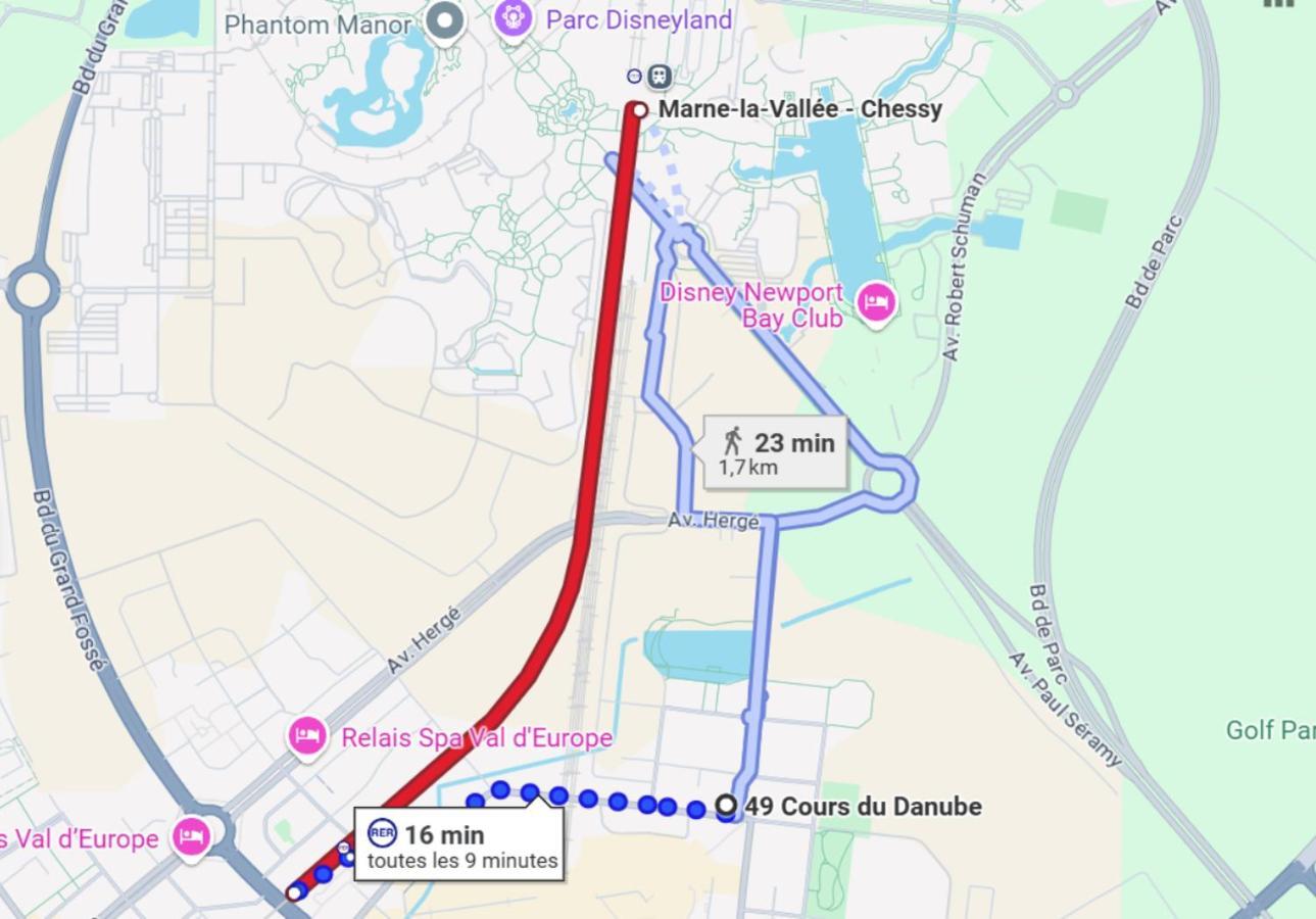 Le Sublime Disneyland Paris Val D'Europe Parking Gratuit Wifi 5Min Serris Eksteriør billede